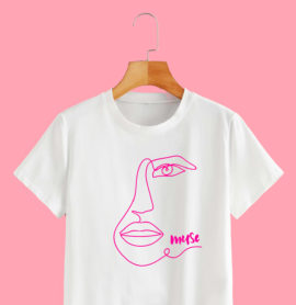 Neon Pink Muse Graphic Tee