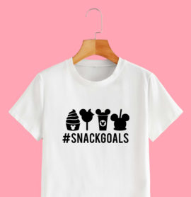 White Snack Goals Tee