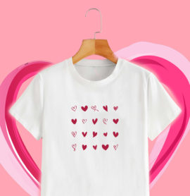 The Love Collection- Multi Heart Tee