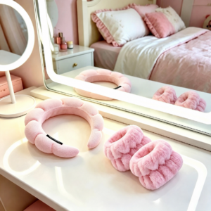 Cloud Soft Spa Headband & Wristband Set