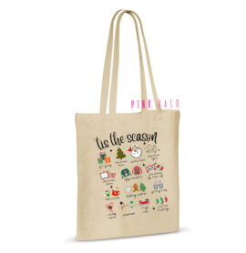 'Tis the Season' Christmas Tote Bag