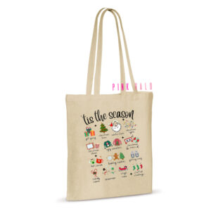 'Tis the Season' Christmas Tote Bag